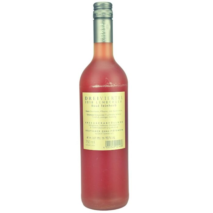 C&G Dreiviertel Lemberger Rosé halbtrocken Feingeist Onlineshop 0.75 Liter 2