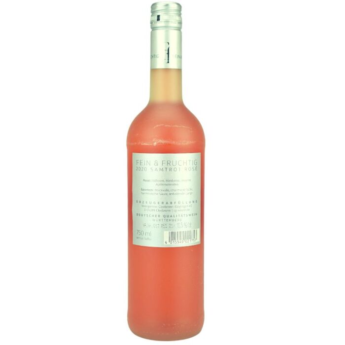 C&G Samtrot Rosé Fein & Fruchtig lieblich Feingeist Onlineshop 0.75 Liter 2