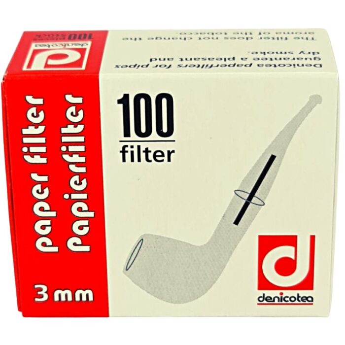 Denicotea Papier-Pfeifenfilter 100 Feingeist Onlineshop 1.00 Stück 1