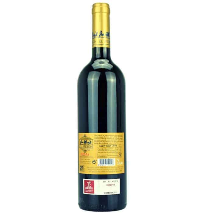 El Meson Rioja Reserva Feingeist Onlineshop 0.75 Liter 2