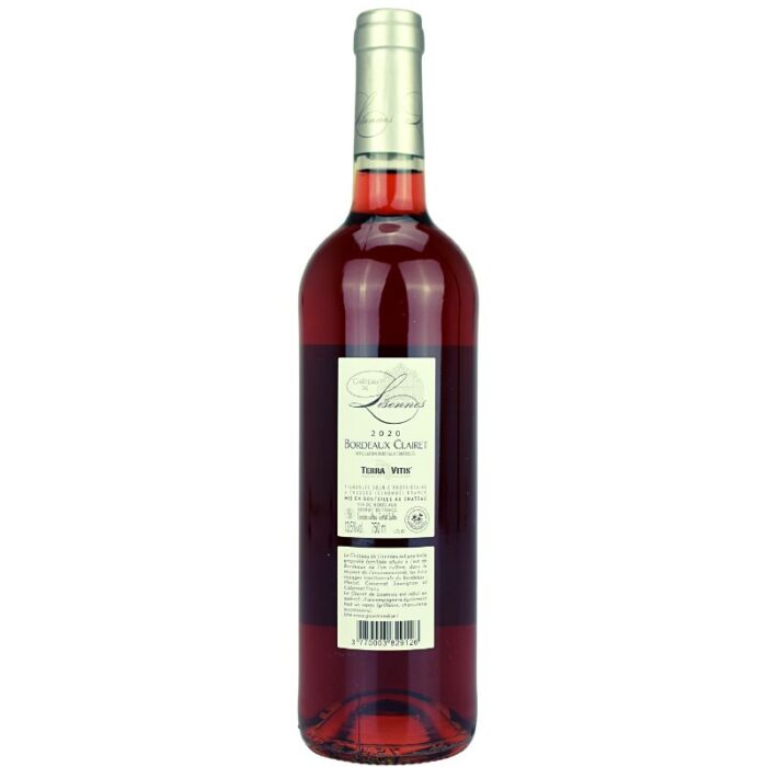 Feingeist Clairet du Chateaut Rosé 2020 Chateau de Lisennes back