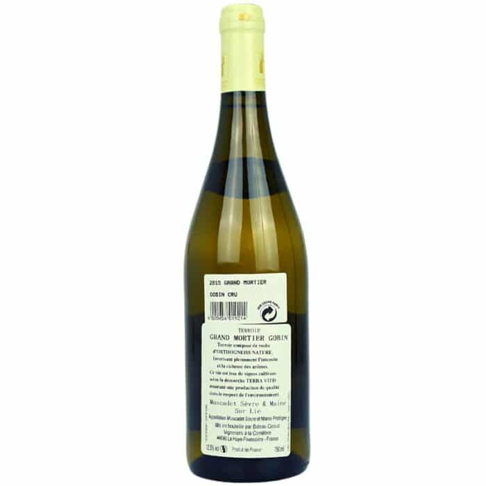 Feingeist Muscadet Sévre & Maine sur Lie Grand Mortier Gobin  2015 back