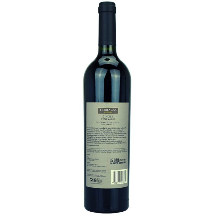 Feingeist Terrazas Single Vineyard Cabernet Sauvignon 2012 back