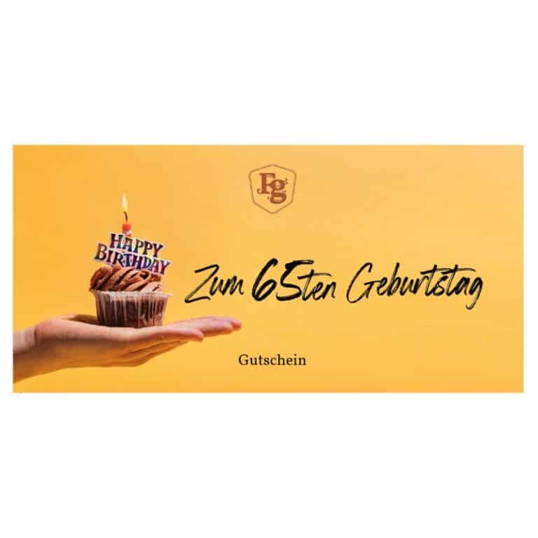 Fg Gutschein 65. Geburtstag Feingeist Onlineshop 1