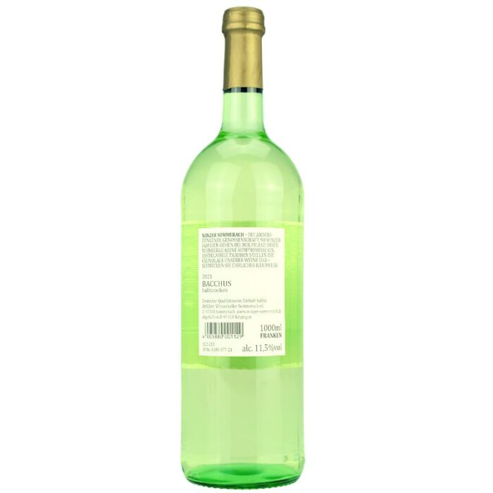 Gwf Bacchus halbtrocken Winzer Sommerach Feingeist Onlineshop 1.00 Liter 2