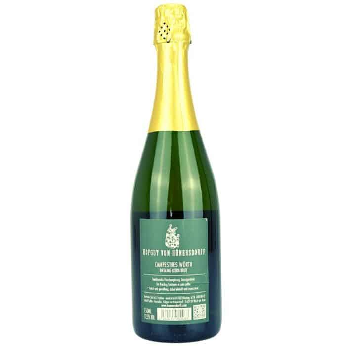 Hünersdorff Campestres Riesling extra Brut Feingeist Onlineshop 0.75 Liter 2