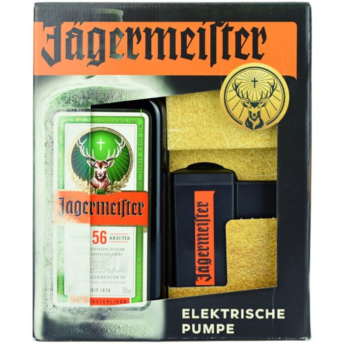 Jägermeister + Pumpe Feingeist Onlineshop 0.70 Liter 1