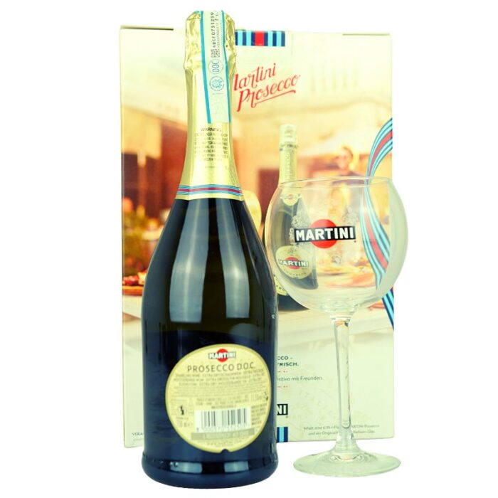 Martini Prosecco + Glas Feingeist Onlineshop 0.75 Liter 2