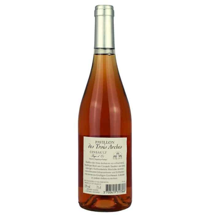 Pavillon des Trois Arches Cinsault Rosé trocken Feingeist Onlineshop 0.75 Liter 2