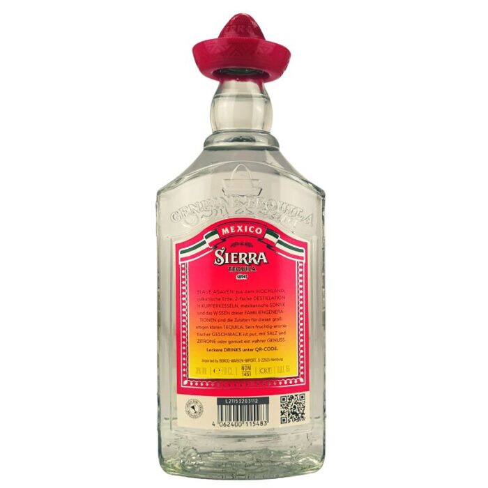 Sierra Tequila Silver Feingeist Onlineshop 0.70 Liter 2