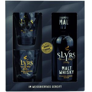 Slyrs Malt Whisky FC Bayern München Geschenkset Feingeist Onlineshop 0.70 Liter 1