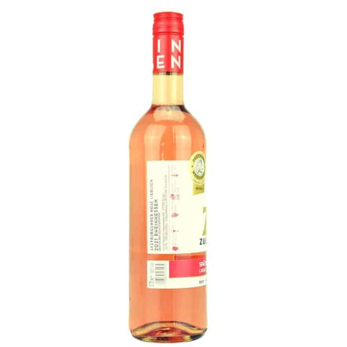 Spätburgunder Rosé lieblich Carl Zuckmayer Feingeist Onlineshop 0.75 Liter 2