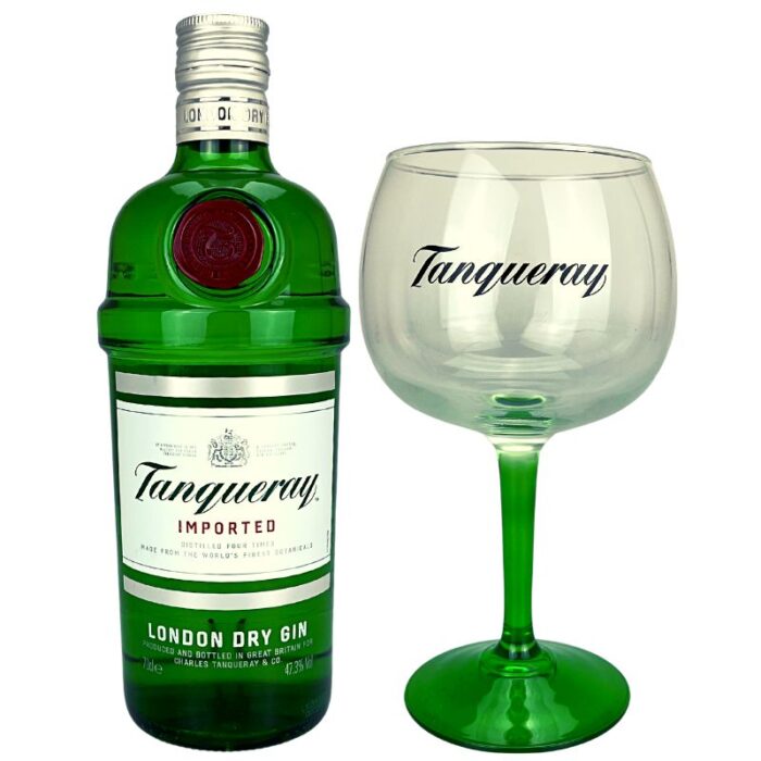 Tanqueray Dry Gin + Glas Feingeist Onlineshop 0.70 Liter 4