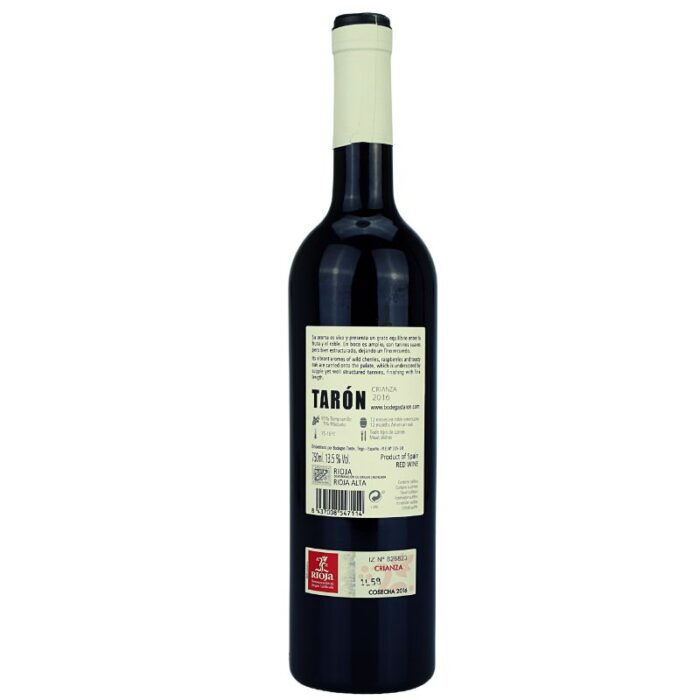 Taron Crianza Rioja trocken Feingeist Onlineshop 0.75 Liter 2