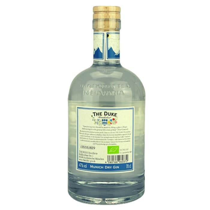 The Duke - Munich Dry Gin Bio Feingeist Onlineshop 0.70 Liter 2