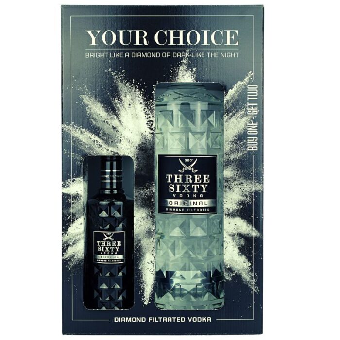 Three Sixty Vodka 3L + Black 42 0,5L Feingeist Onlineshop 3.50 Liter 1