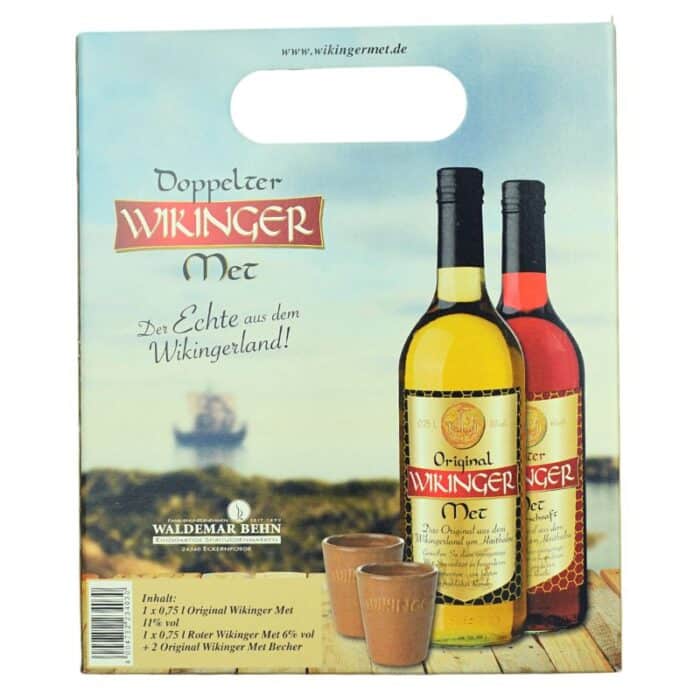 Wikinger Met Doppelpack Glas Feingeist Onlineshop 1.50 Liter 2