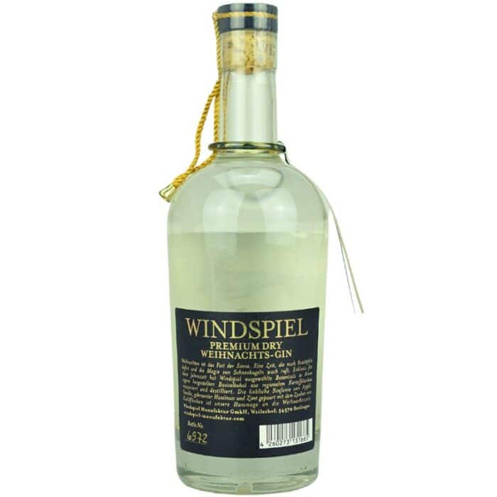Windspiel Premium Dry Weihnachts-Gin Feingeist Onlineshop 0.50 Liter 2